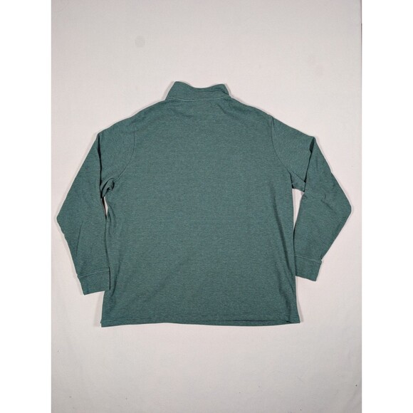 Vineyard Vines Men's 1/4 Zip Saltwater Knit Pullover 2XT Green Preppy Casual - Picture 3 of 8